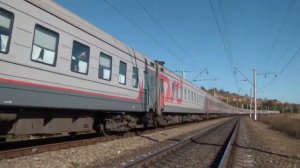 ЭП1М-663 с поездом №322 Архангельск — Адлер