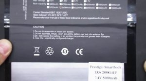 Replacement 2898141P Laptop Battery for PRESTIGIO smartbook 133S Series