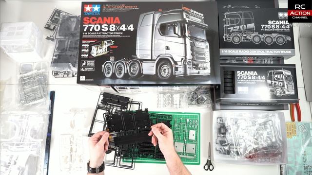 NEW Tamiya Scania 770S SLT 8x4 UNBOXING, Building & Comparison with Scania 770S 6x4 |11 NEW Upgrade смотреть онлайн