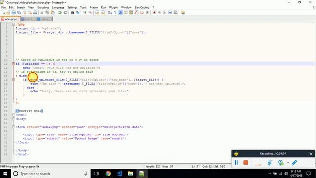 PHP FILE UPLOAD || PART 1|| PHOTOGRAPHY WEBSITE