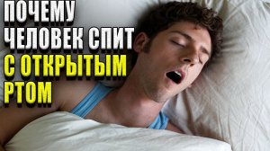 Почему человек спит с открытым ртом