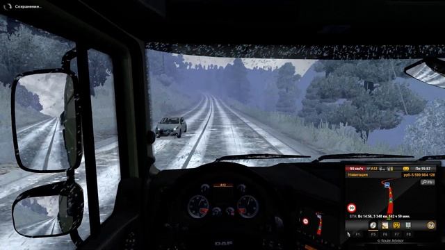 ЕДУ ПО СУРОВОЙ РОССИИ! / Ч.2 / EURO TRUCK SIMULATOR 2 + РУЛЬ смотреть онлайн