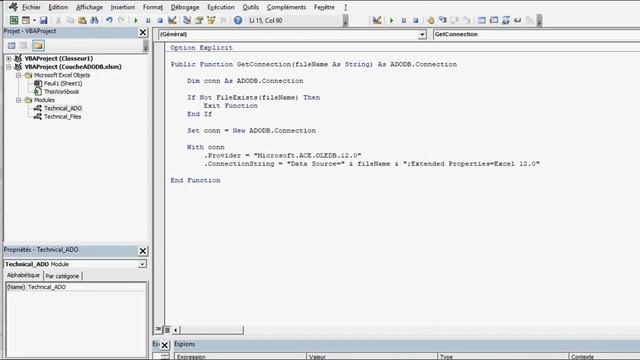 Créer Couche ADODB (2/6) - Excel - Outils de Gestion de Projet pour Chef de Projet смотреть онлайн