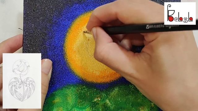 Урок 2. Цветок папоротника по славянским мотивам. смотреть онлайн