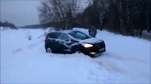 К1 монопривод на снегу