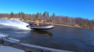 Юкона 3400НДНД + Suzuki dt 9.9as Обзор на воде