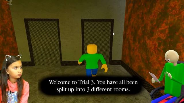 СЕКРЕТНАЯ НОЧЬ в ЛАГЕРЕ 4! БАЛДИ, СПАСИ! Роблокс Baldi Roblox The Trials Camping Валеришка смотреть онлайн