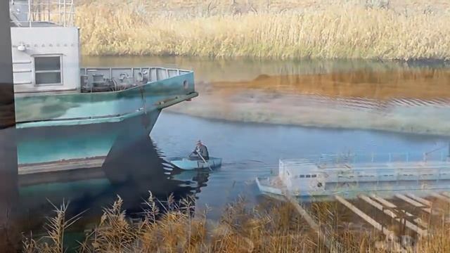 Видео прогулка по Быковскому району. Село Новоникольское.  Часть 2 "Плавучая насосная станция"