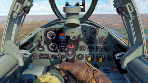 Вылет на МиГ-9 в VR шлеме в War Thunder.
