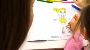 Развивающее видео для детей -  Куклы Фееринки и Раскраски для девочек - Видео раскраски