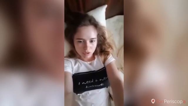 С кем встречается Полина Гренц Физрук l Periscope 03 07 16 смотреть онлайн