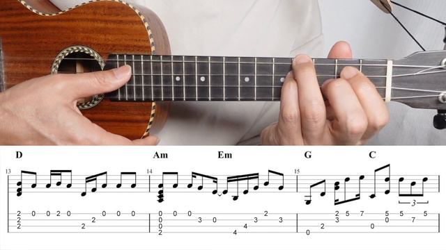 Angie (The Rolling Stones) - Beginner [Ukulele Fingerstyle] Play-Along with TABs *PDF available смотреть онлайн