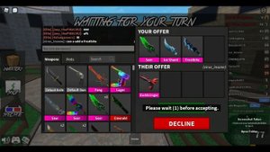 TRADING FOR DARKBRINGER! | ROBLOX Murder Mystery 2