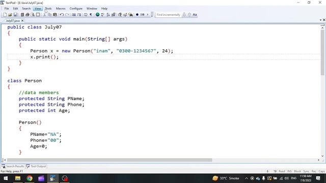 OOP in Java - Lecture 10 - Using super keyword - Pass Object to Constructor смотреть онлайн