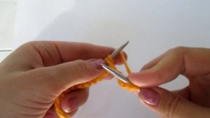 Как связать английскую резинку спицами / Урок для начинающих