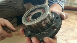 Полуоси к мотоблоку Салют на подшипниках.