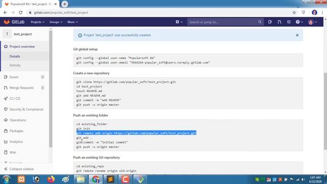 project upload on gitlab | Learn Gitlab | Bangla Tutorial | part 2 смотреть онлайн