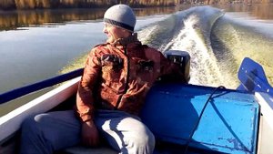 Волчихинское водохранилище в октябре 2017 года. Казанка 5 М3 vs Tohatsu M40C.