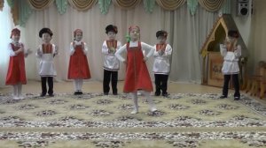 Танец "Барыня" воспитанников Дошкольного отделения №2