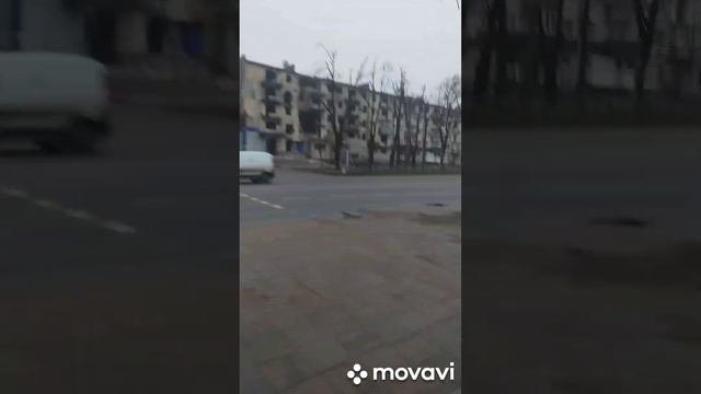 прогулка г.Мариуполь проспект Мира/Ленина  декабрь 2022 год