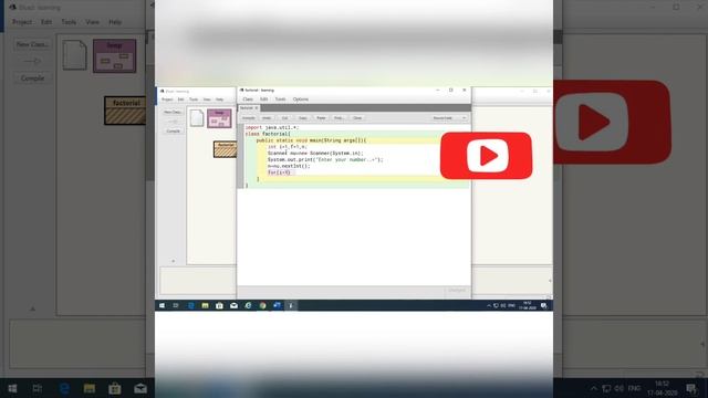Fifth Program | Factorial | Java Class 6 смотреть онлайн