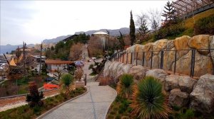 Набережная  Mriya Resort_ Корабль _ Водопад _ Море. Пляж _Отдых в Крыму 2022.mp4