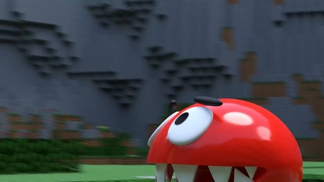 Red Pacman VS Herobrine (Scary Minecraft) смотреть онлайн