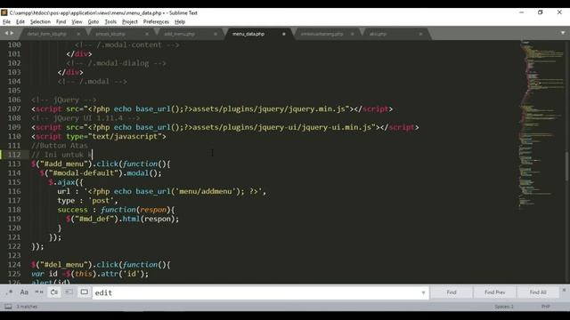 Bootstrap Modal  Codeigniter Tutorial