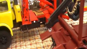 МАЗы-509 и 509А доработанные лесовозы с удлиненным и коротким роспусками от НАПа 1:43