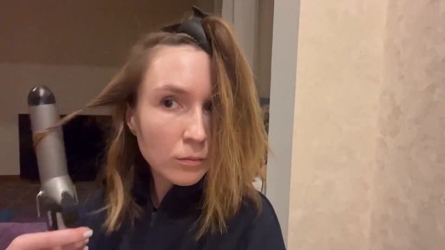Небрежные локоны плойкой 32мм. Укладка на короткие волосы.