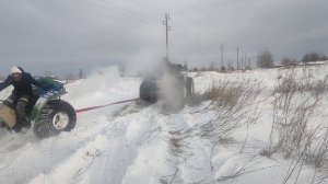 Квадроцикл. на шинах низкого давления, ТЕРПИТ бедствие.