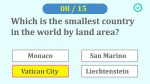 GEOGRAPHY Quiz Questions - Questions And Multiple Answers