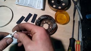 клеем накладки(феродо) плата сцепления honda dio zx35