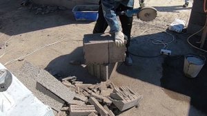 Как пилить КЕРАМЗИТОБЕТОННЫЙ блок?