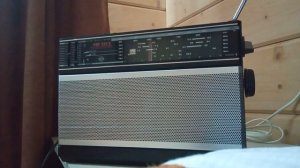 Диалог радиолюбителей RA3DOK и R2ASV на 40м диапазоне, на VEF-221-2