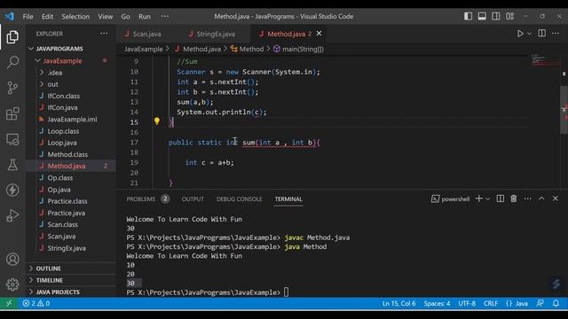 Java Tutorial: Introduction to method in java| Java Methods | Method overloading #part19