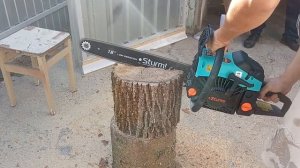 Недорогая, но Мощная. Бензопила Sturm GC99522B