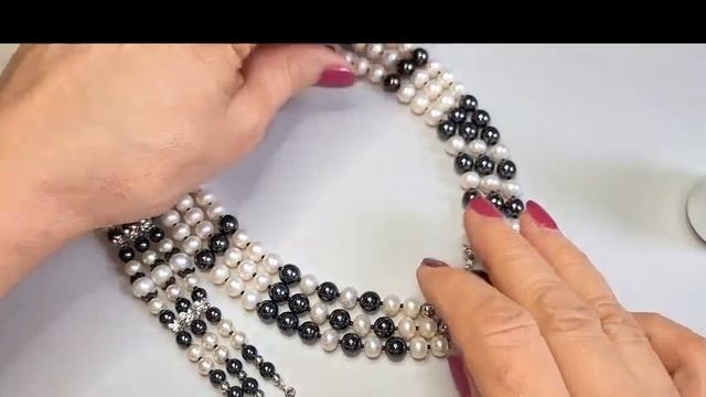 Из старых бус новые украшения. Переделка бус для Татьяны. 21.05.2023