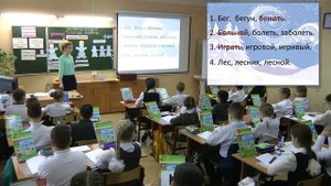 Начальные классы, русский язык 3 класс. Открытый урок Елкиной Дарии Николаевны