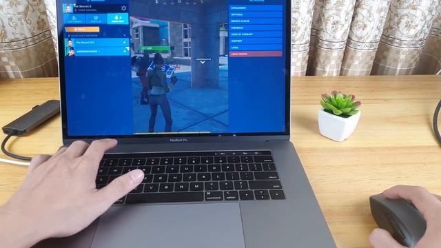 Test Game Fornite on Macbook pro 2019 смотреть онлайн