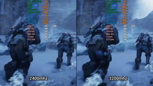 2400mhz vs 3200mhz ram test in 14 games