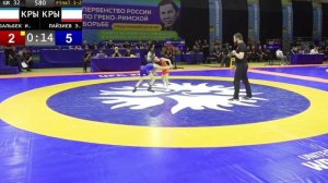 Крымчанин Эдем Пайзиев выиграл первенство России по греко-римской борьбе