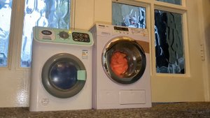 Kitchen Toy Washing machine From Super Chef Vs Miele Toy Washing machine From Theo Kline Wash Race.