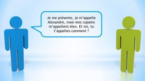 Французский язык для начинающих # Dialogue # Comment tu t'appelles
