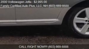 2000 Volkswagen Jetta for sale in Manchester, NH 03103 at th