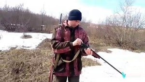 Стреляю дуплетом из одностволки ИЖ-18м-м