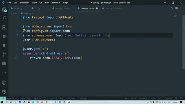 FastAPI MongoDB REST API in Python | CRUD Operations | Swagger | PyMongo смотреть онлайн