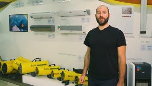 Мобильный обогрев для строительных и отделочных работ