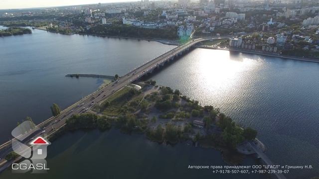 Аэросъемка города Воронеж (панорама)