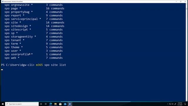 Getting started on using CLI for Microsoft 365 смотреть онлайн